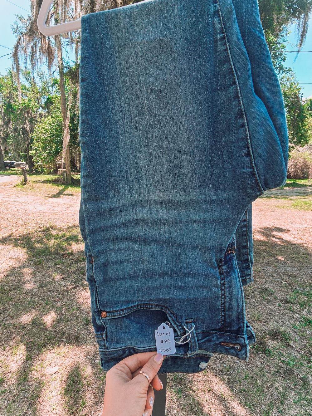 LC Lauren Conrad Skinny Jeans in Medium Blue Wash